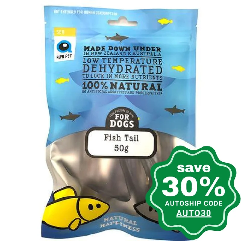 Alfa Pet - Sea Series Dog Treats - Fish Tail - 50G