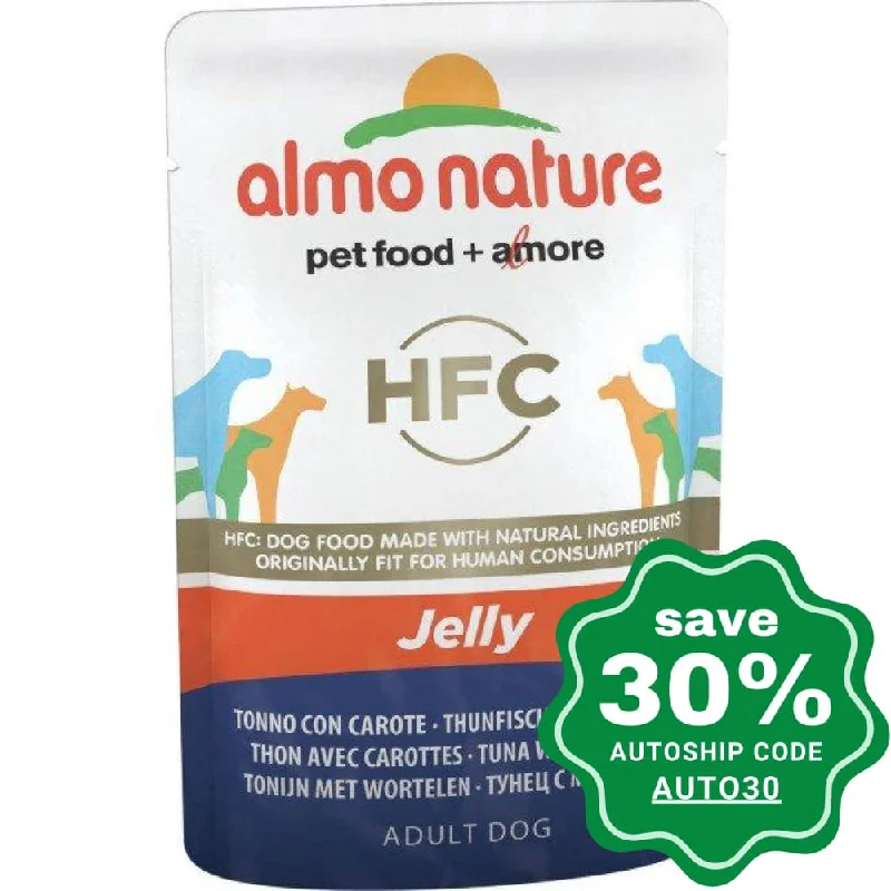 Almo Nature - Wet Food for Dogs - HFC Jelly - Tuna & Carrot - 70G (min. 24 Pouches)