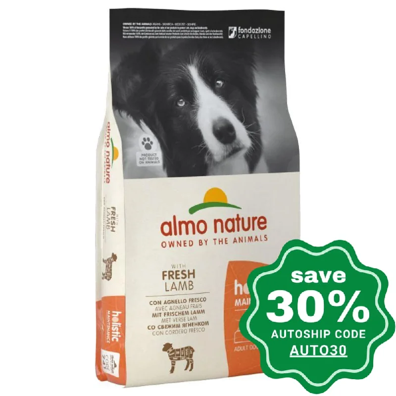 Almo Nature - Dry Food for Medium Dogs - Holistic - Lamb - 12KG