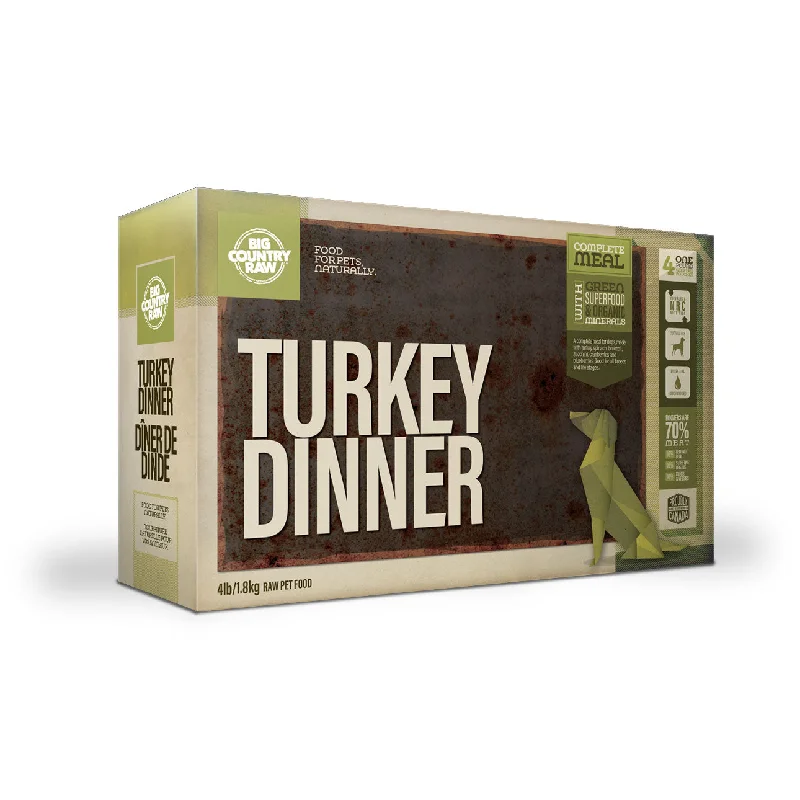 Big Country Raw Turkey Dinner Carton - 4 Lb