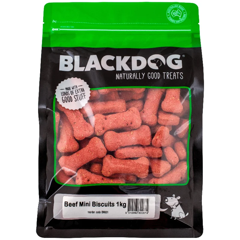 Blackdog Mini Beef Dog Biscuits 1kg