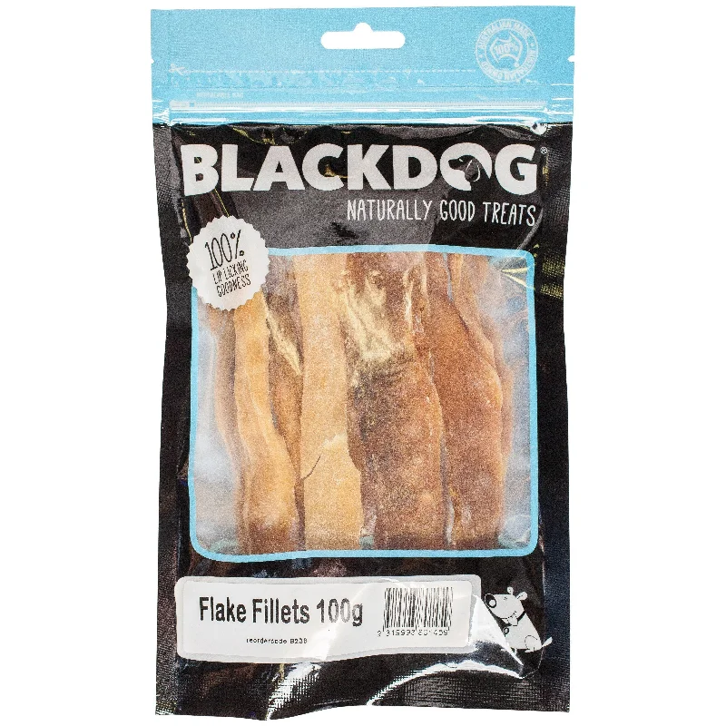 Blackdog Flake Fillets Dog Treats 100g