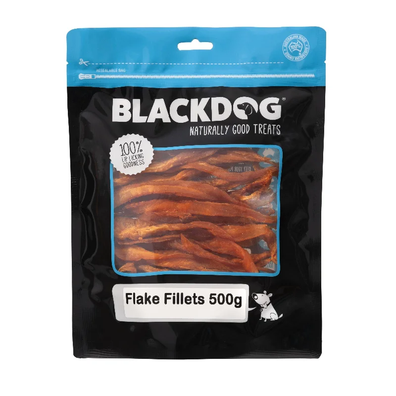 Blackdog Flake Fillets Dog Treats 500g***