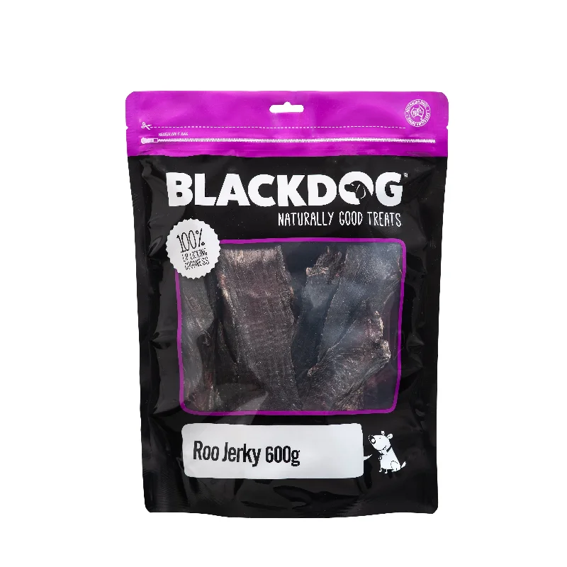 Blackdog Kangaroo Jerky Dog Treats 600g