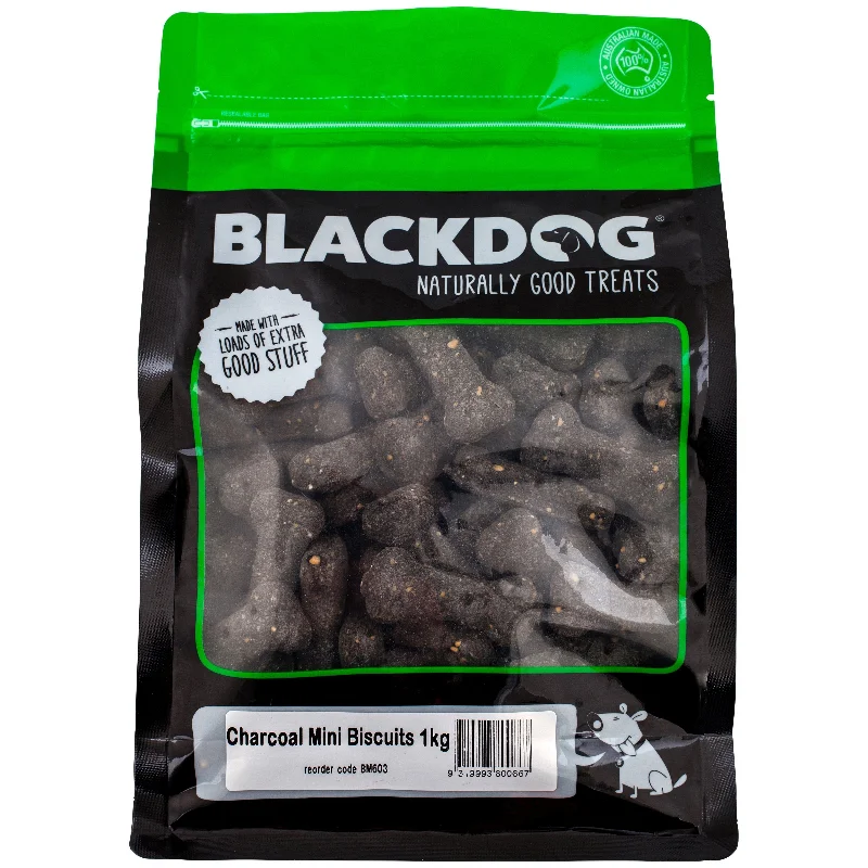 Blackdog Mini Charcoal Dog Biscuits 1kg