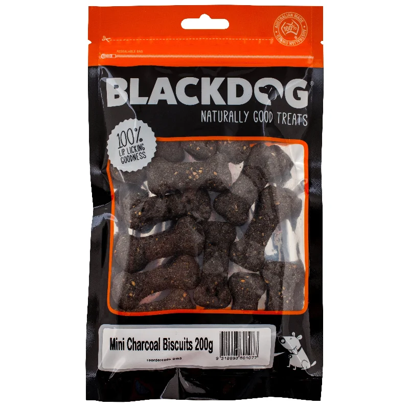 Blackdog Mini Charcoal Dog Biscuits 150g***