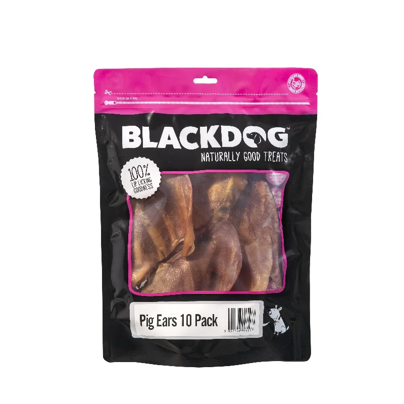 Blackdog Pig Ears Dog Treats 10 Pack