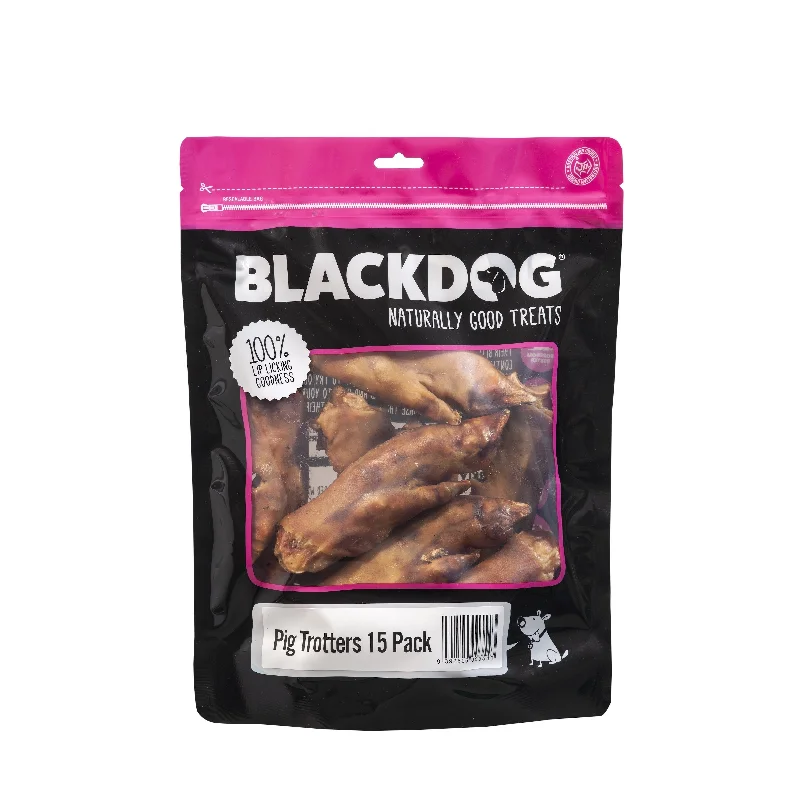 Blackdog Pig Trotters Dog Treats 15 Pack