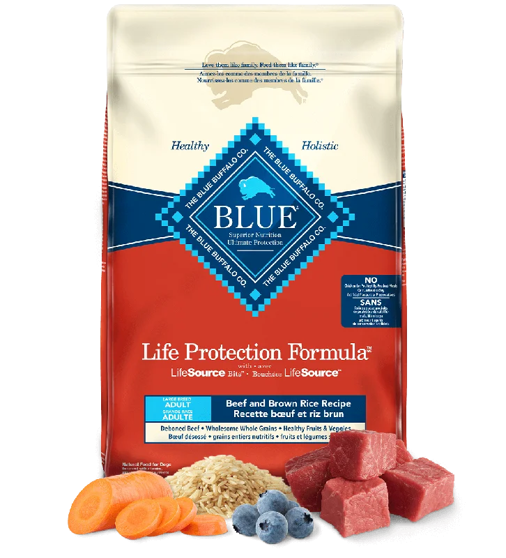 Blue Buffalo Life Protection Beef and Brown Rice Adult Large Breed Dog Food