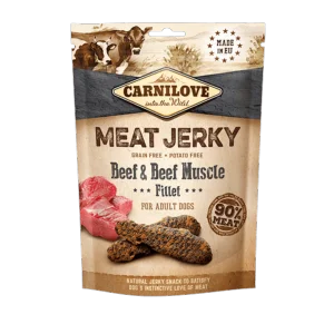 Carnilove Jerky Beef & Muscle Dog Treat 100g