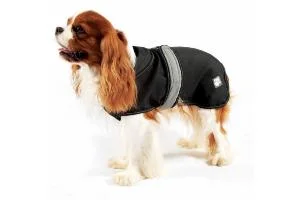 Danish Design 2 in 1 Dog Coat Black - 35cm