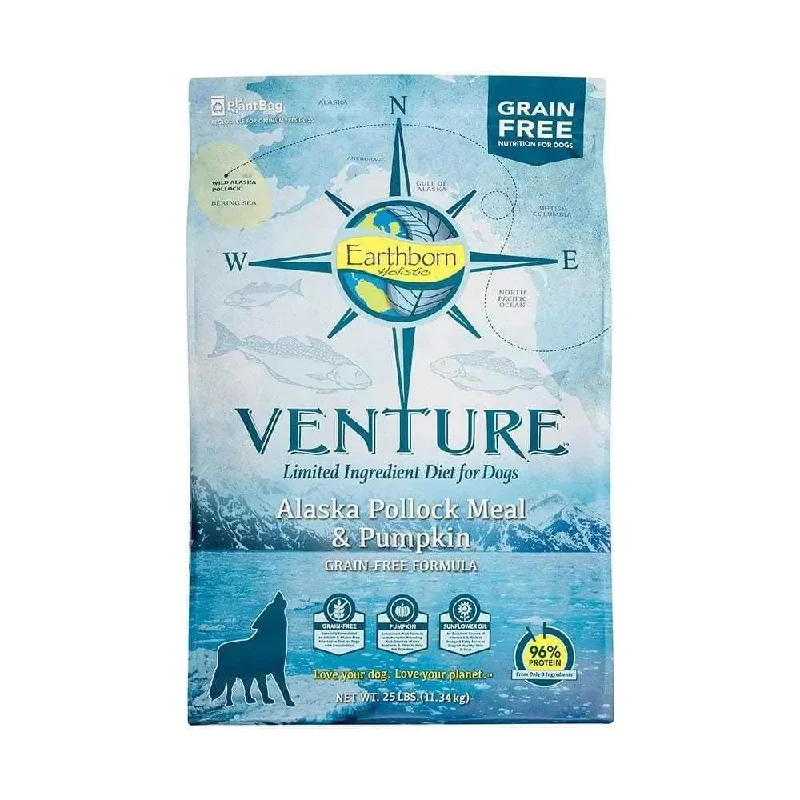 Earthborn Holistic® Venture™ Alaska Pollock Meal & Pumpkin Grain Free Formula