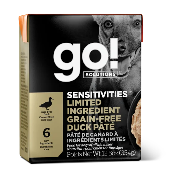 Go! Sensitivities Limited Ingredient Grain-Free Duck Pate Wet Dog Food