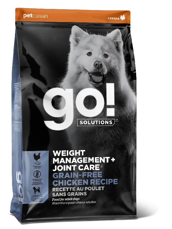 Go! Solutions Weight Management + Joint Care Grain-Free Chicken Recipe Dog Food