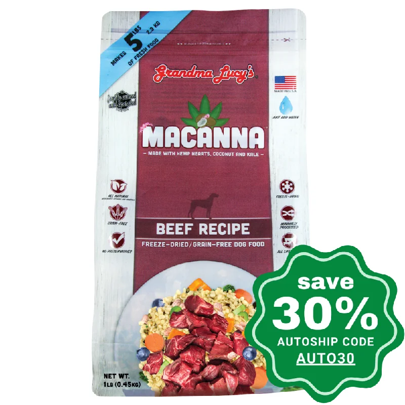 Grandma Lucy's - Macanna Freeze-Dried Beef - 1LB