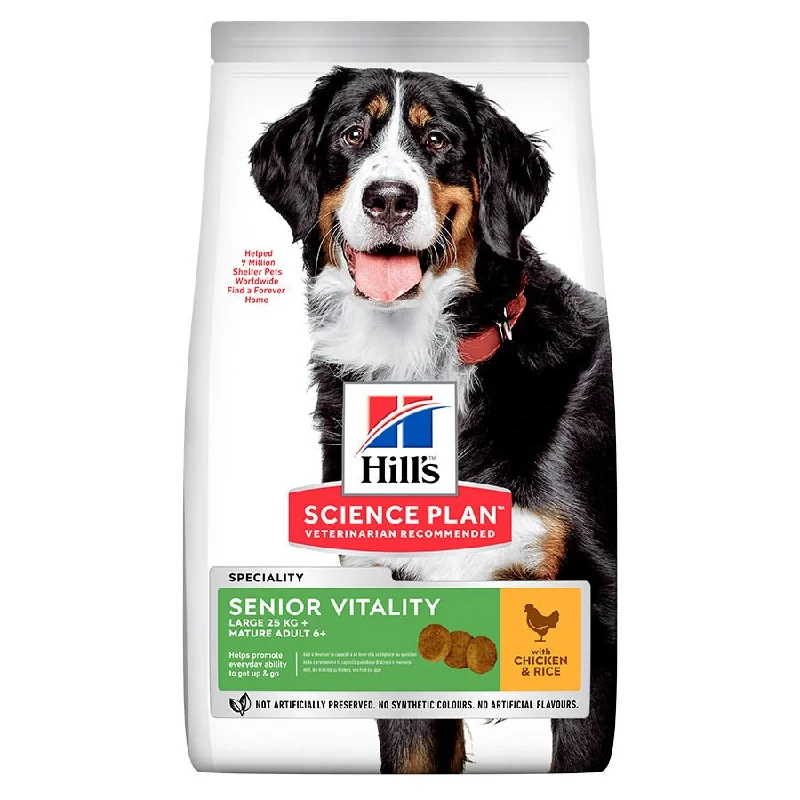 Hill's Science Plan Adult 6+ Senior Vitality Large Breed Chicken Dog Food