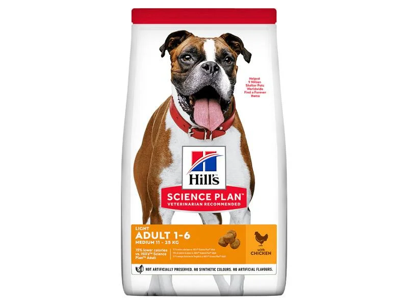 Hill's Science Plan Adult Light Medium Chicken Dog Food