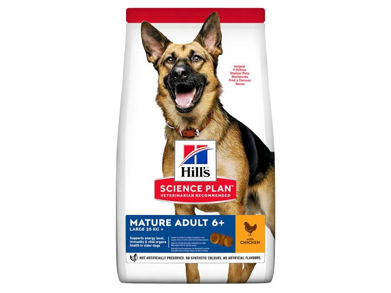 Hill's Science Plan Mature Large Breed Chicken Dog Food