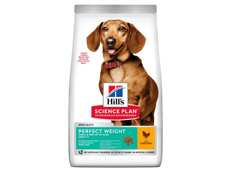 Hill's Science Plan Perfect Weight Small and Mini Chicken Dry Dog Food