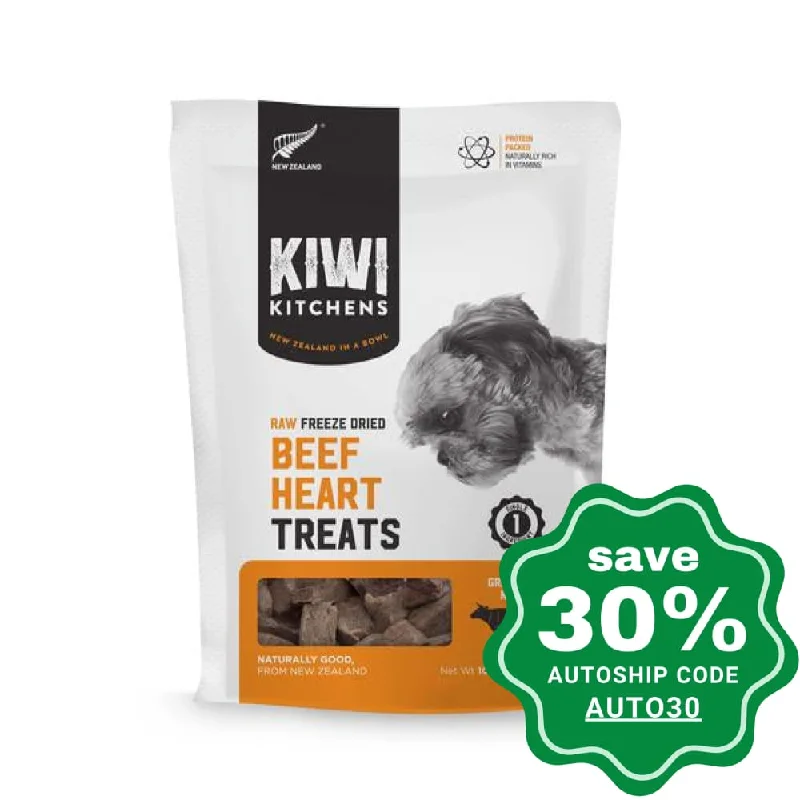 Kiwi Kitchens - Freeze-Dried Dog Treats - Beef Heart - 100G