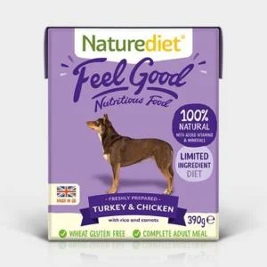 Naturediet Feel Good Adult Turkey & Chicken 390g