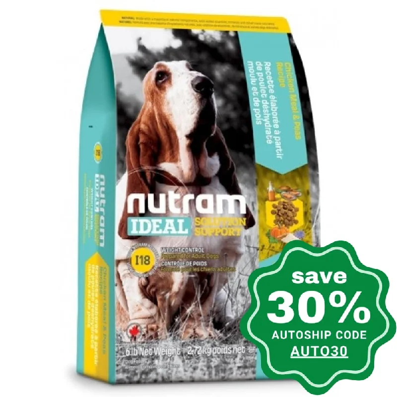 Nutram - I18 Ideal Solution Support - Weight Control Dog Food - 13.6KG