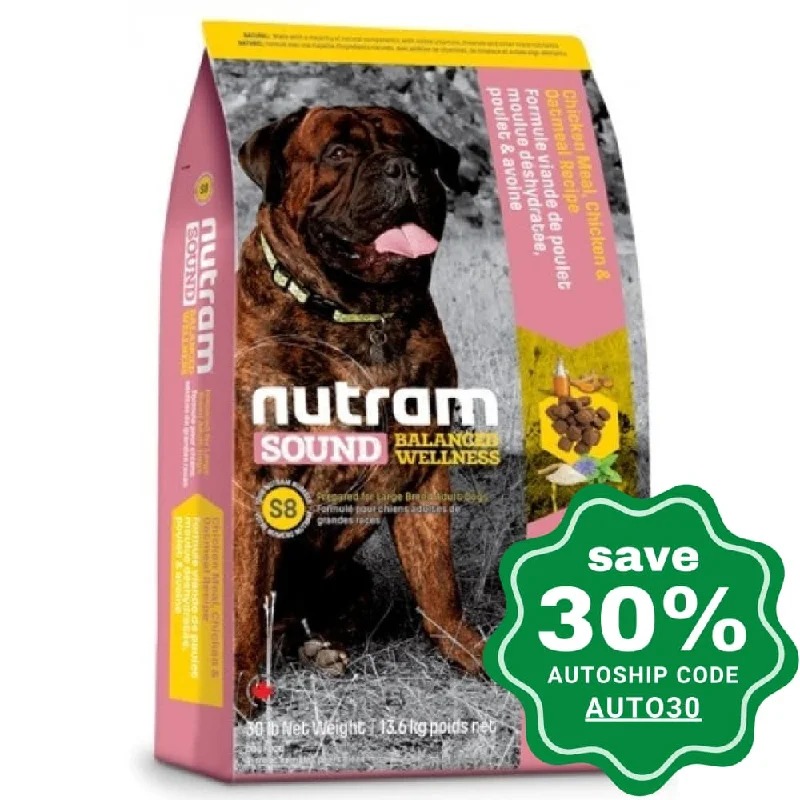 Nutram - S8 Nutram Sound Balanced Wellness - Large Breed Adult - 13.6KG