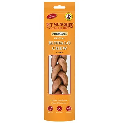 Pet Munchies Buffalo Chew Lrg 8x90g