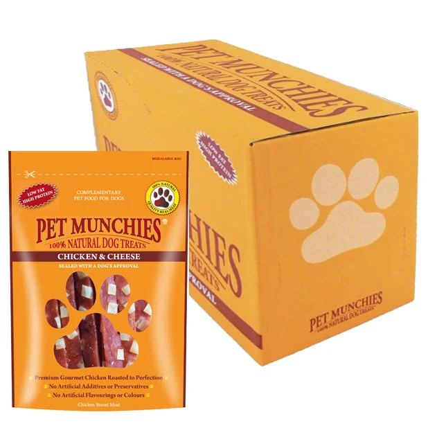 Pet Munchies Chicken & Cheese 8x100g