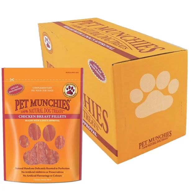 Pet Munchies Dog Treat Ckn Breast 8x100g