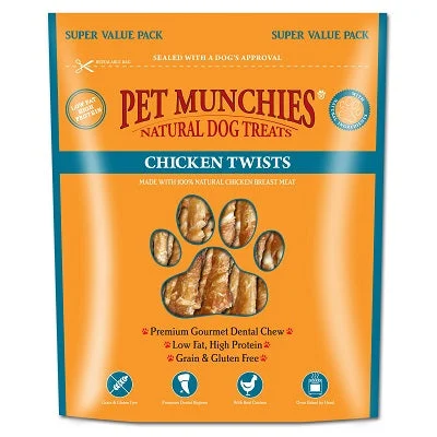 Pet Munchies Dog Treat Ckn Twists 3x290g