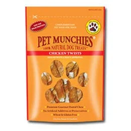 Pet Munchies Natural Chicken Twists8x80g