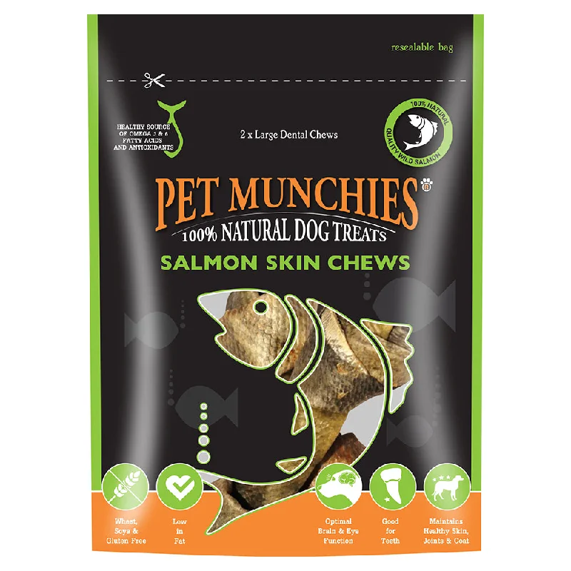 Pet Munchies Salmon Chews Large 6x125g