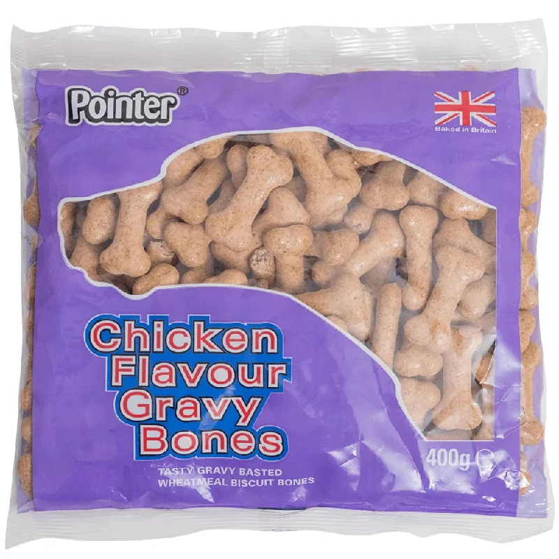 Pointer Chick Flavour Gravy Bones 6x400g