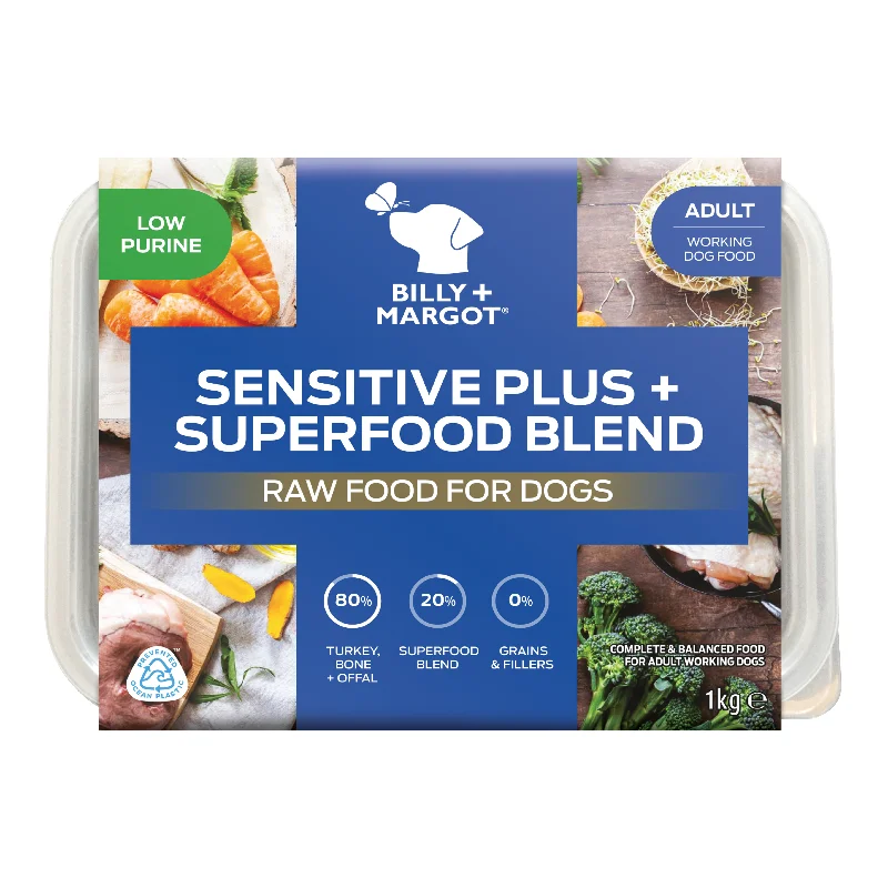 Sensitive Plus + Superfoods Raw Dog Food