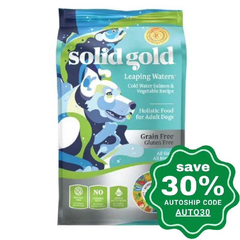 Solid Gold - Grain Free Dry Dog Food - Adult - Leaping Waters with Salmon - 4LB