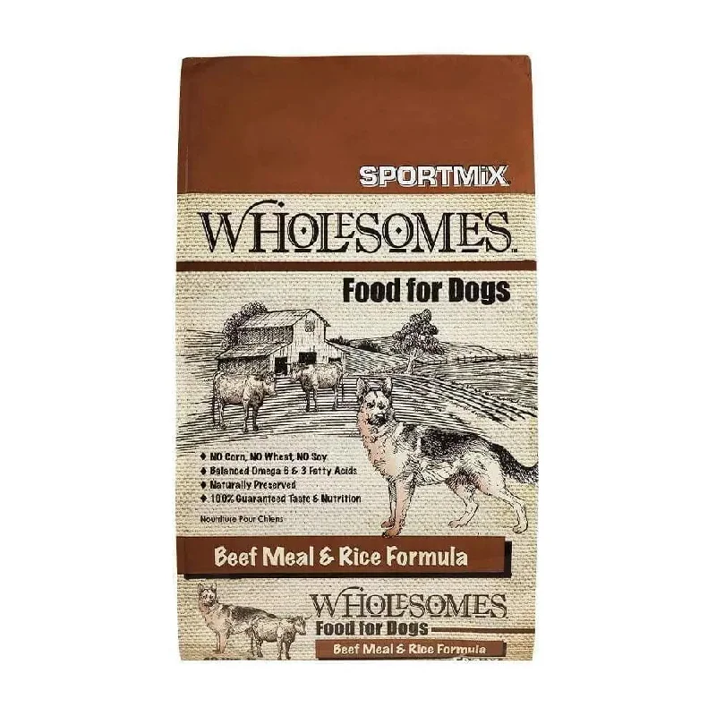 Sportmix® Wholesomes™ Beef Meal & Rice Formula 40 Lbs