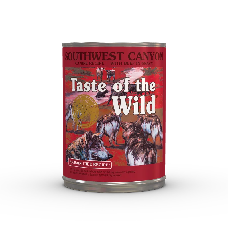 Taste of the Wild Southwest Canyon Wet Dog Food with with Beef in Gravy