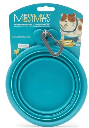 Travel Dog Bowl by MESSY MUTTS