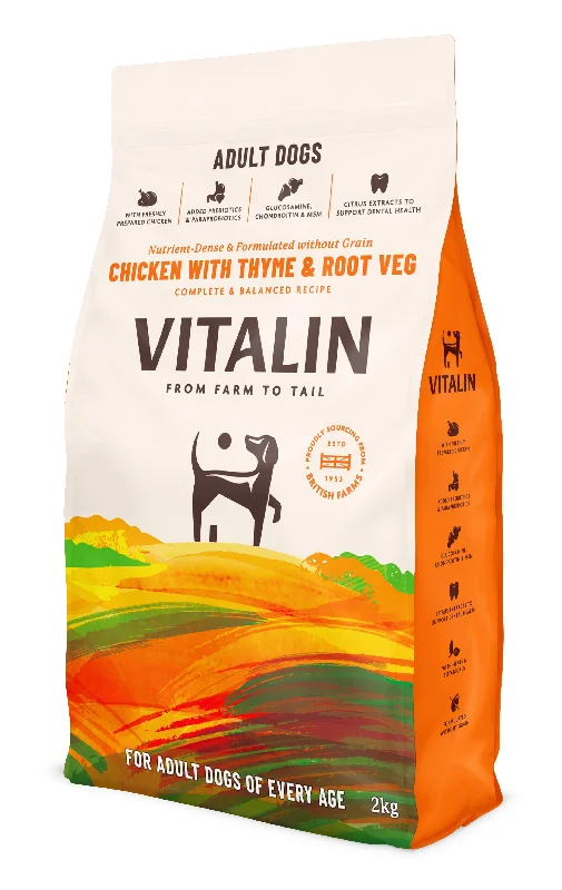 Vitalin Adult Chicken Thyme Veg 4x2kg