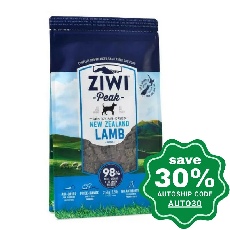 Ziwipeak - Air Dried Dog Food LAMB - 2.5KG