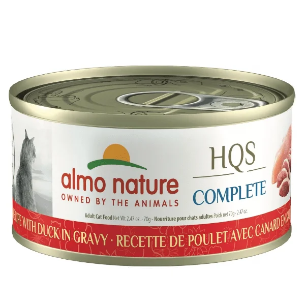 Almo Nature HQS Complete Chicken with Duck in Gravy Canned Cat Food