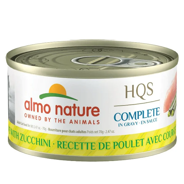 Almo Nature HQS Complete Chicken with Zucchini in Gravy Canned Cat Food