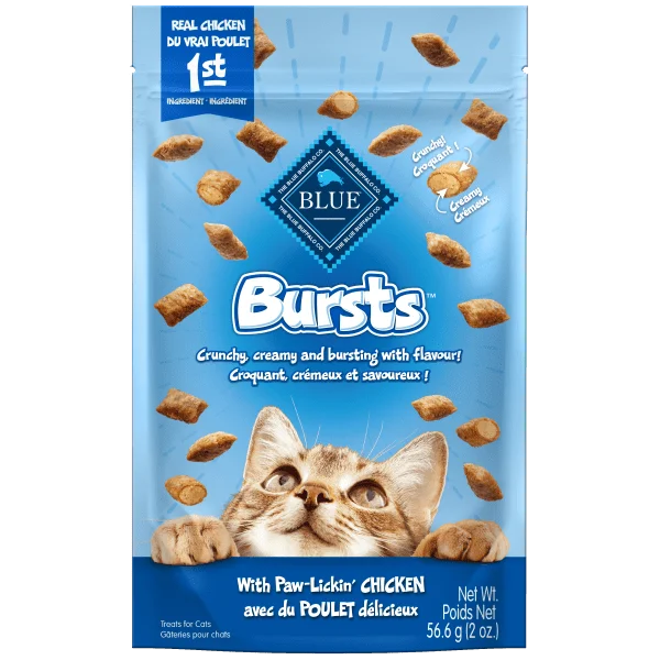 BLUE Bursts Cat Treats; Paw-Lickin' Chicken