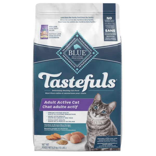 BLUE Tastefuls Healthy Living Chicken & Brown Rice Recipe Dry Cat Food