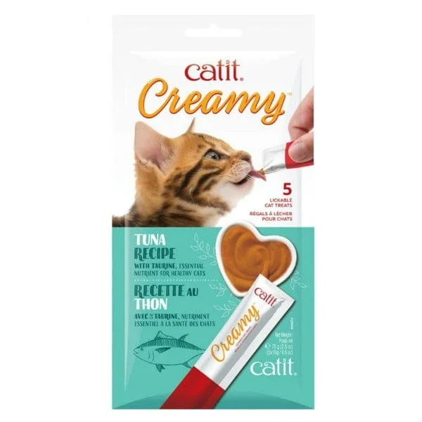 Catit Creamy Lickable Tuna Recipe Cat Treats