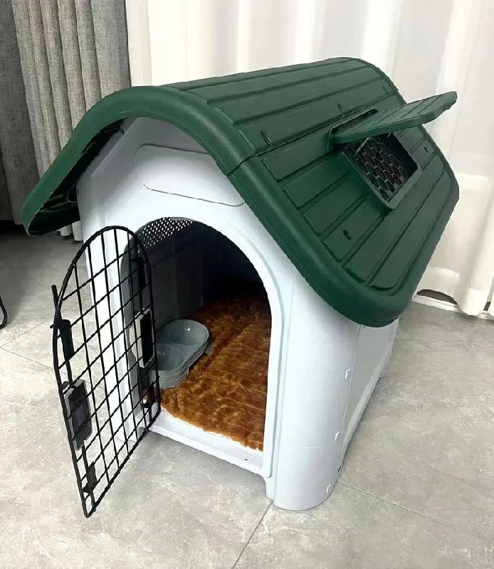 Green Roof Dog House with Air vent