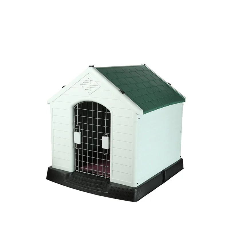 Green Shingle Roof Dog House