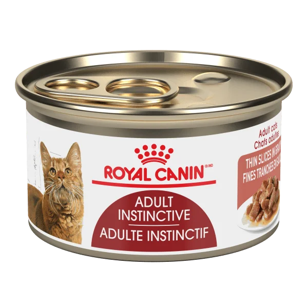 Royal Canin Adult Instinctive Thin Slices in Gravy Canned Cat Food, 85g