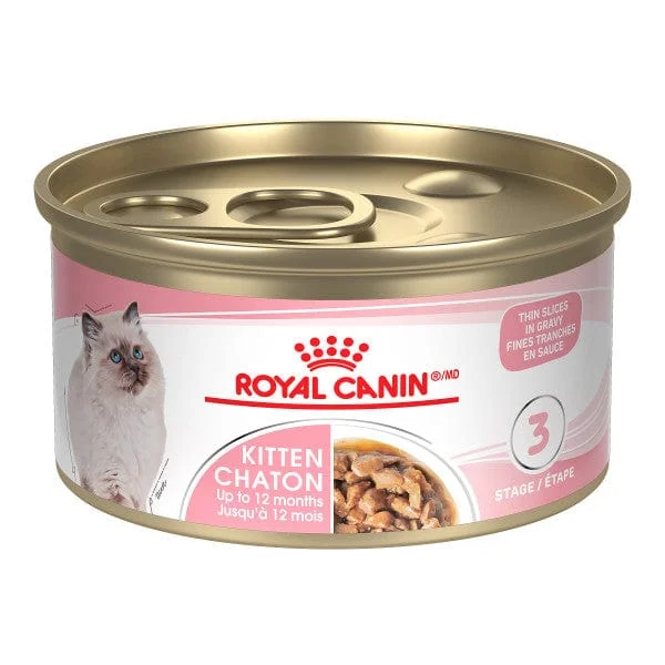 Royal Canin Kitten Thin Slices in Gravy Canned Cat Food, 85g